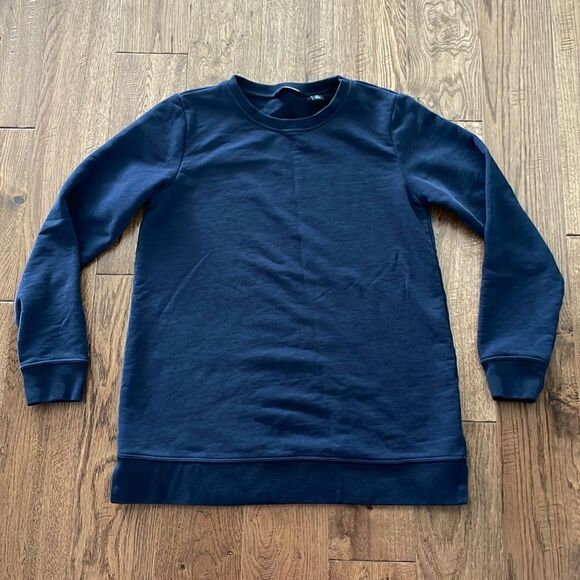 Lands End Navy Sweatshirt. Women’s Sz S - Picture 1 of 5
